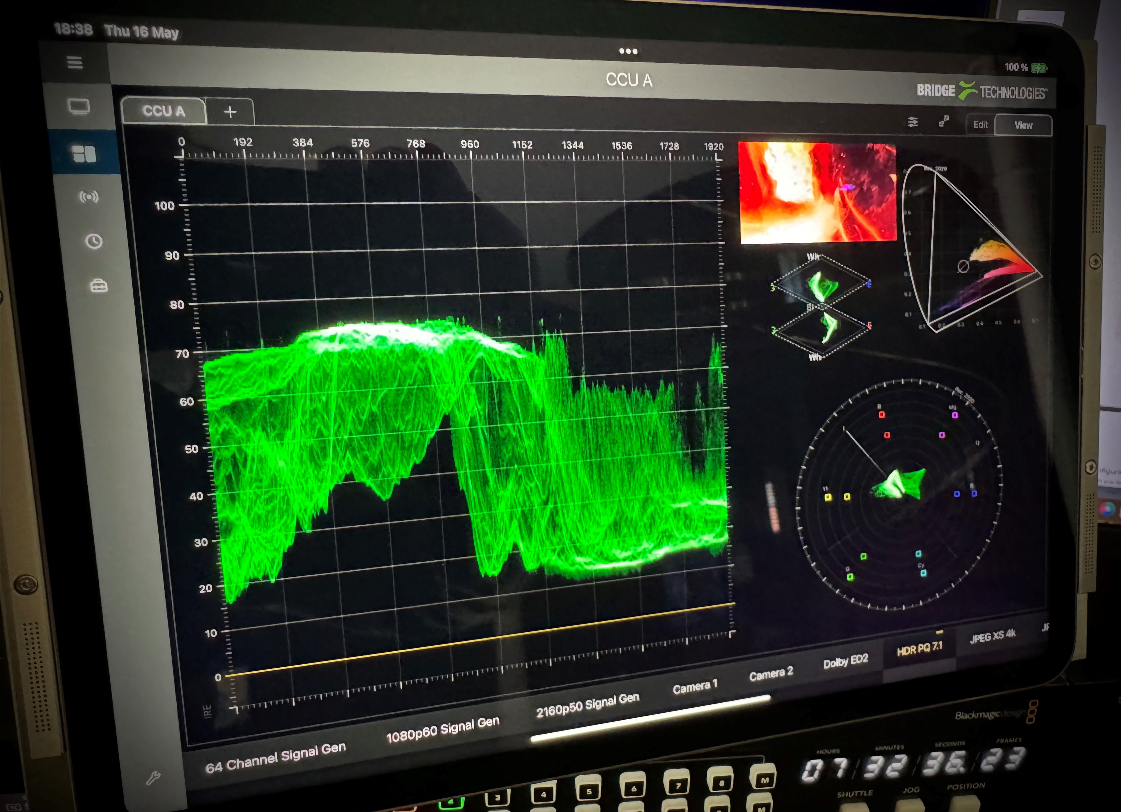 Új vetítővászon (Canvas) interfész a Bridge Technologies VB440-hez